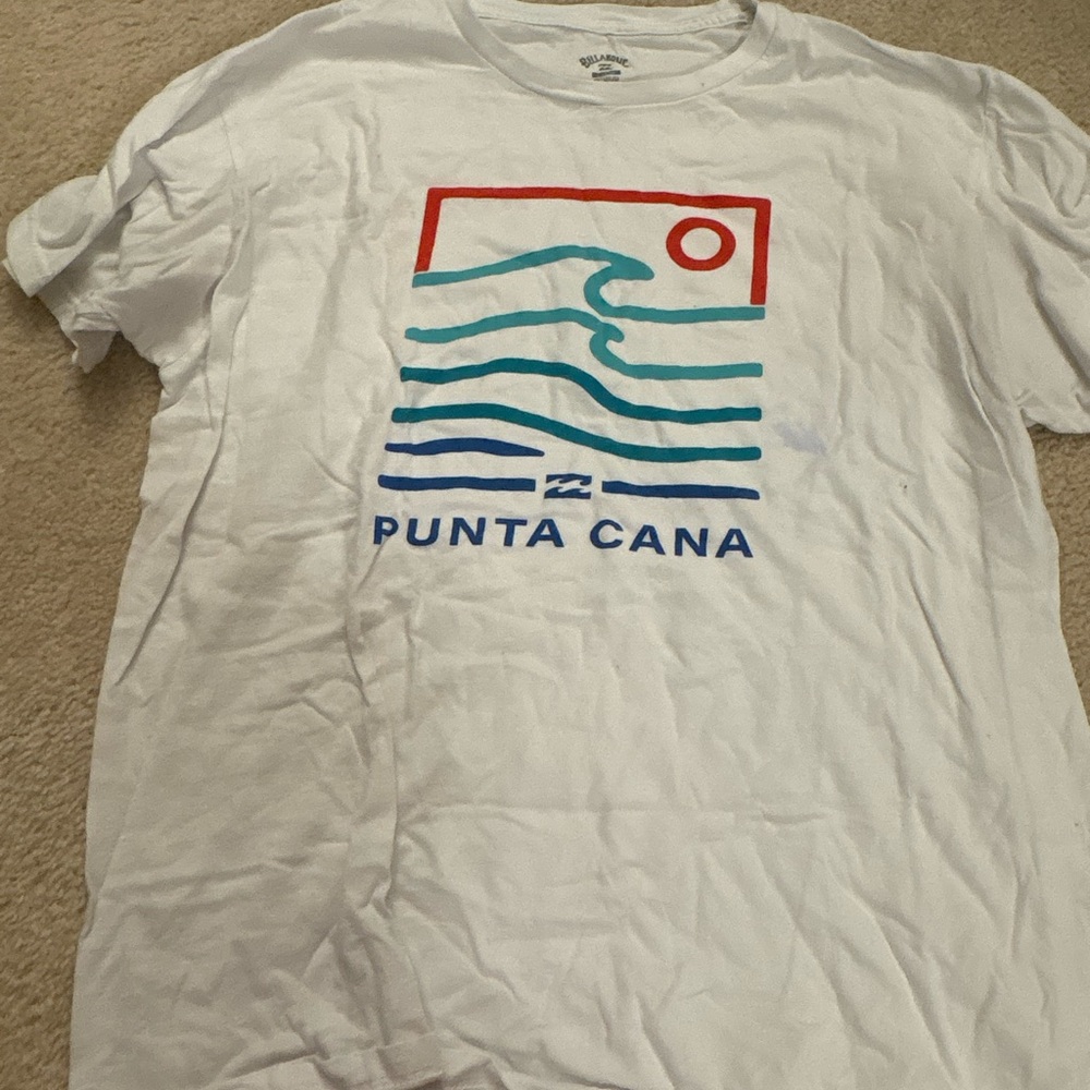 White Punta Cana Graphic T-Shirt